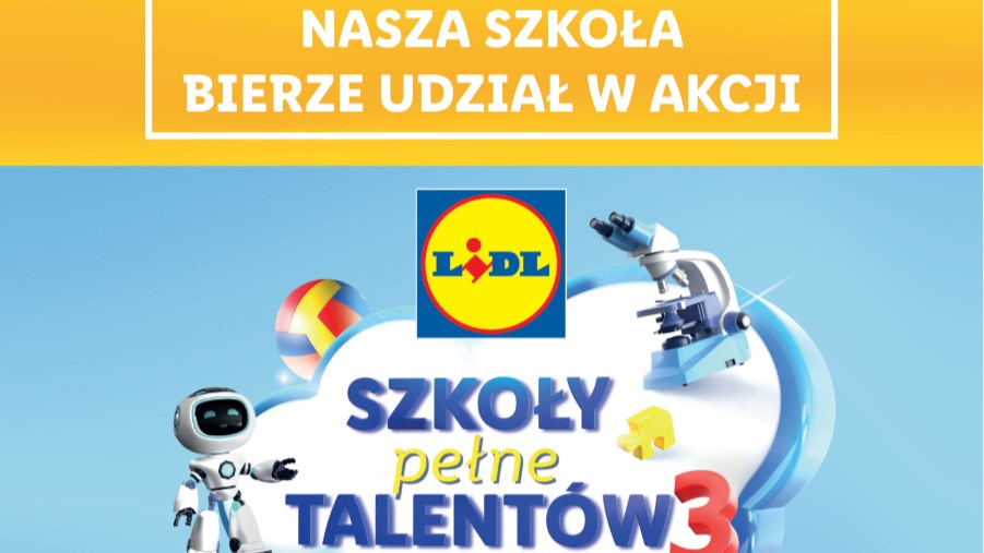 plakat "szkoły pełne talentów"