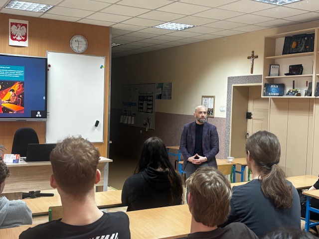 spotkanie uczniów klas 4